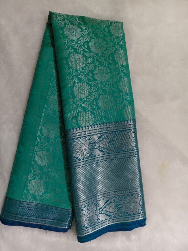 Semi fancy pattu saree