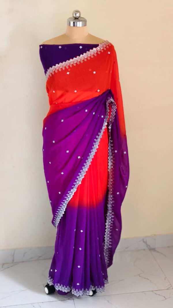 Beautiful georgette saree