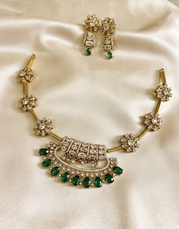Cz kanti Necklace set