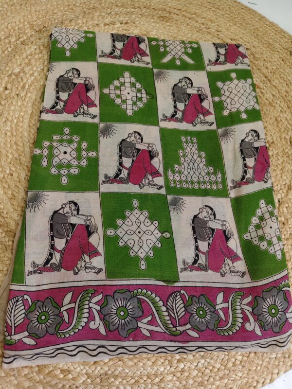 pure kalamkari cotton