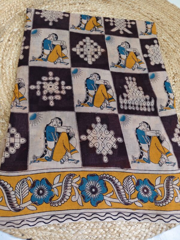 kalamkari cotton saree