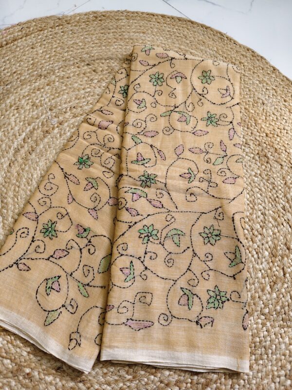 kantha work mul cotton