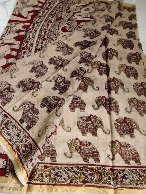 pure kalamkari kota cotton