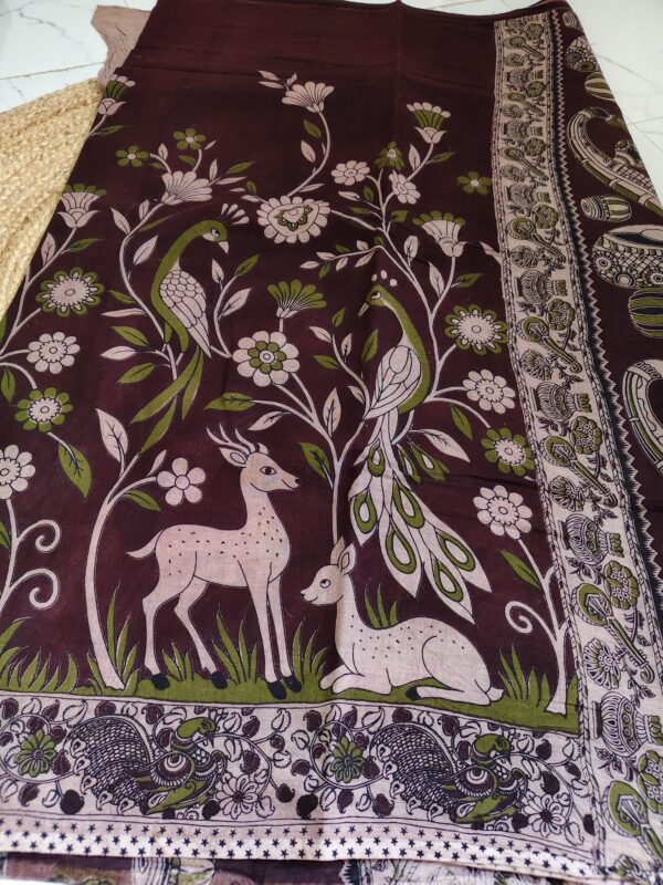 pure kalamkari cotton