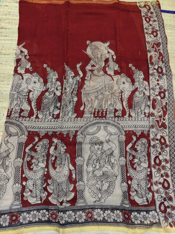 pure kalamkari kota cotton