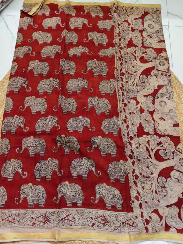 pure kalamkari kota cotton