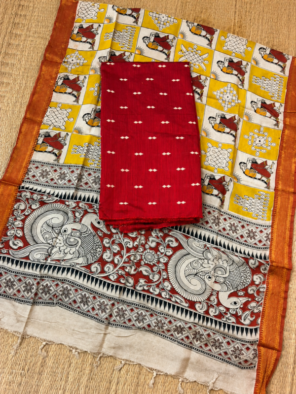 Raw silk with Nizam Duppata (2 piece SET)