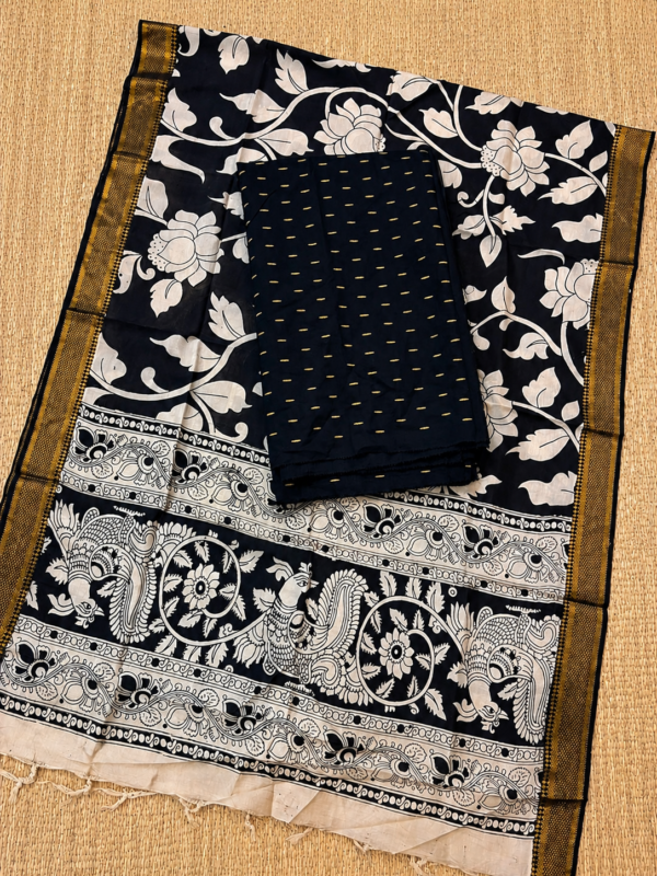 RAW SILK WITH NIZAM DUPPATA (2 PIECE SET)