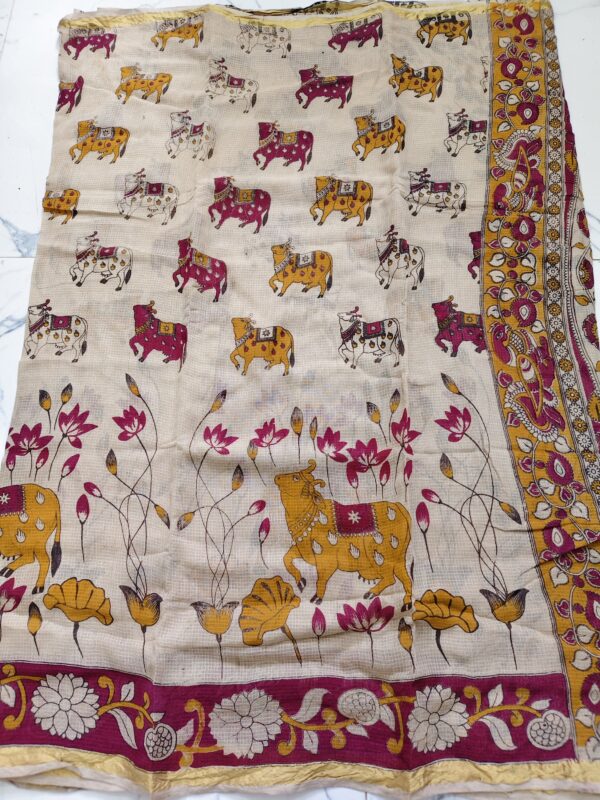 pure kalamkari kota cotton