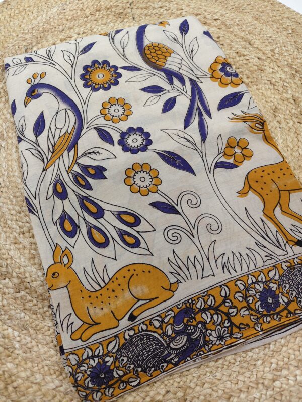 pure kalamkari cotton