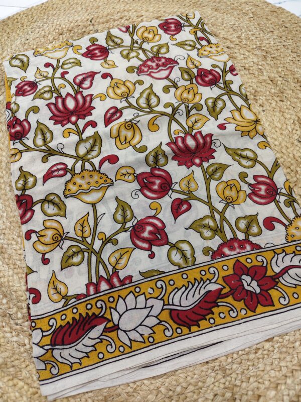 pure kalamkari cotton