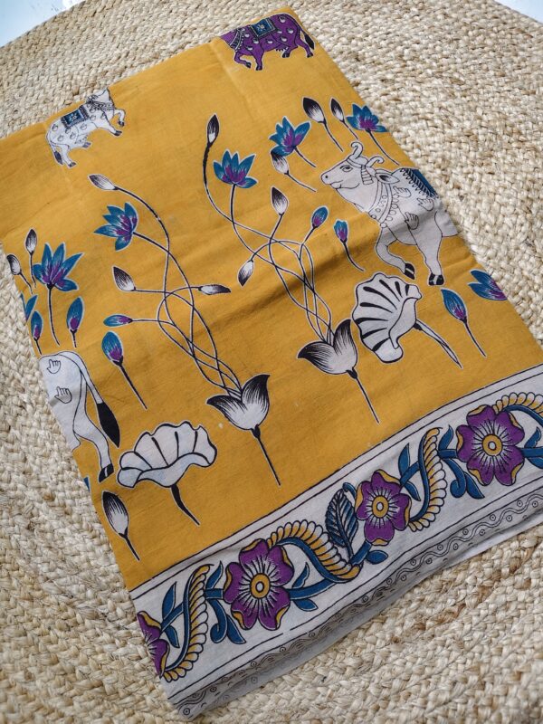 pure kalamkari cotton