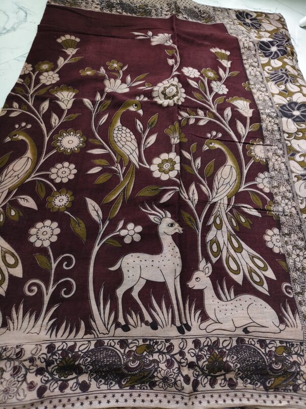 pure kalamkari cotton