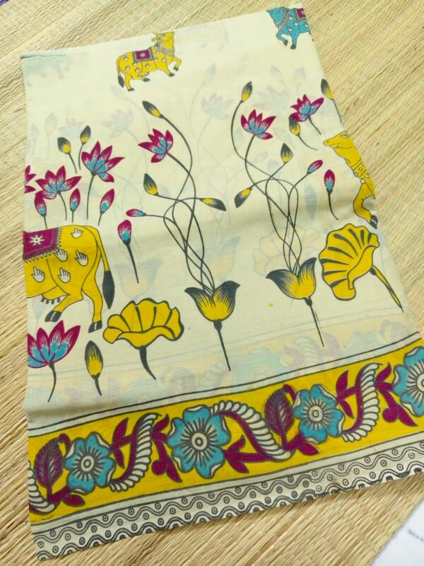 pure kalamkari cotton