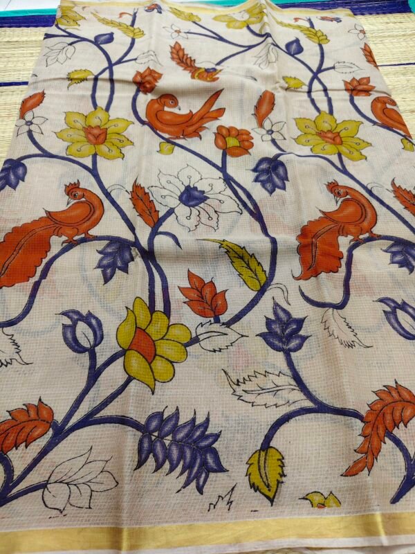 pure kalamkari kota  cotton