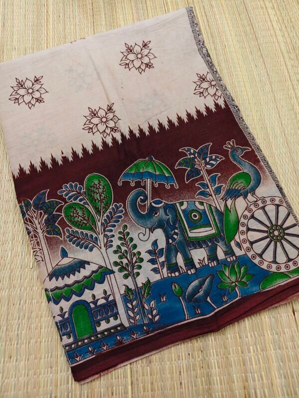 pure kalamkari cotton