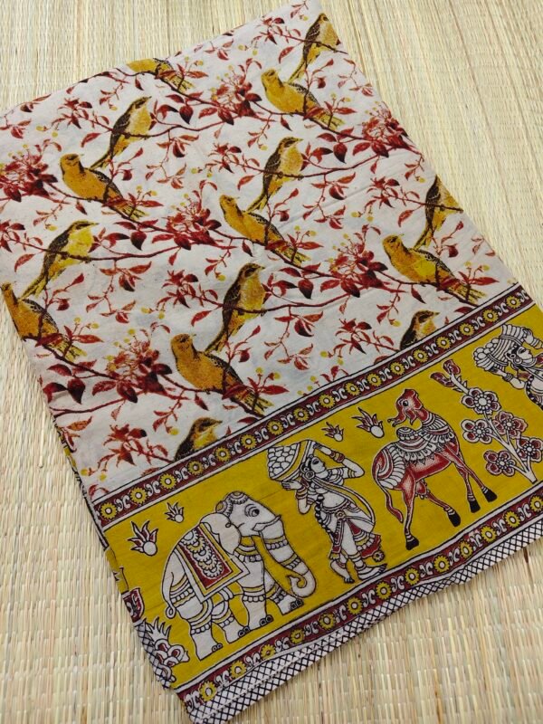 pure kalamkari cotton