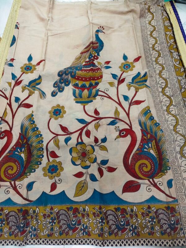 pure kalamkari cotton