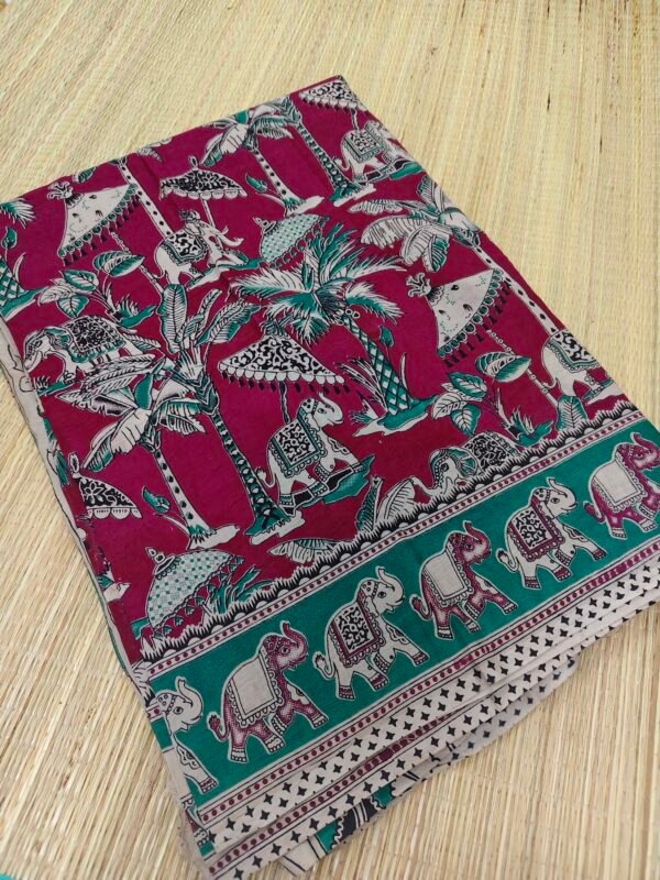 pure kalamkari cotton