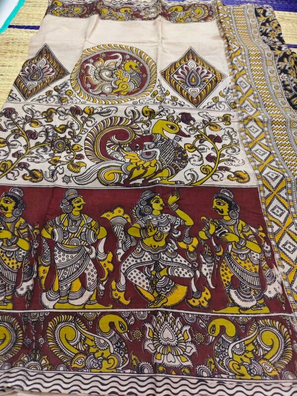 pure kalamkari cotton
