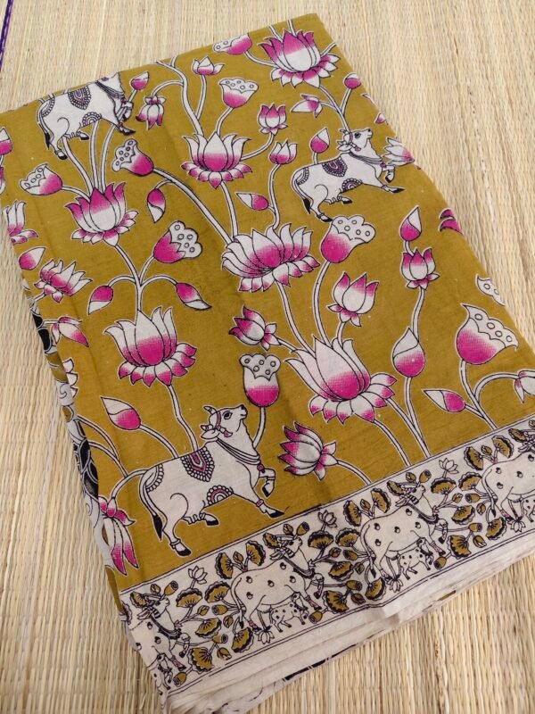 pure kalamkari cotton